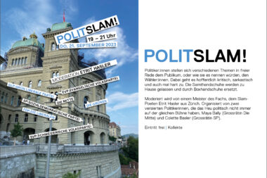 Polit-Slam: der Weg nach Bern